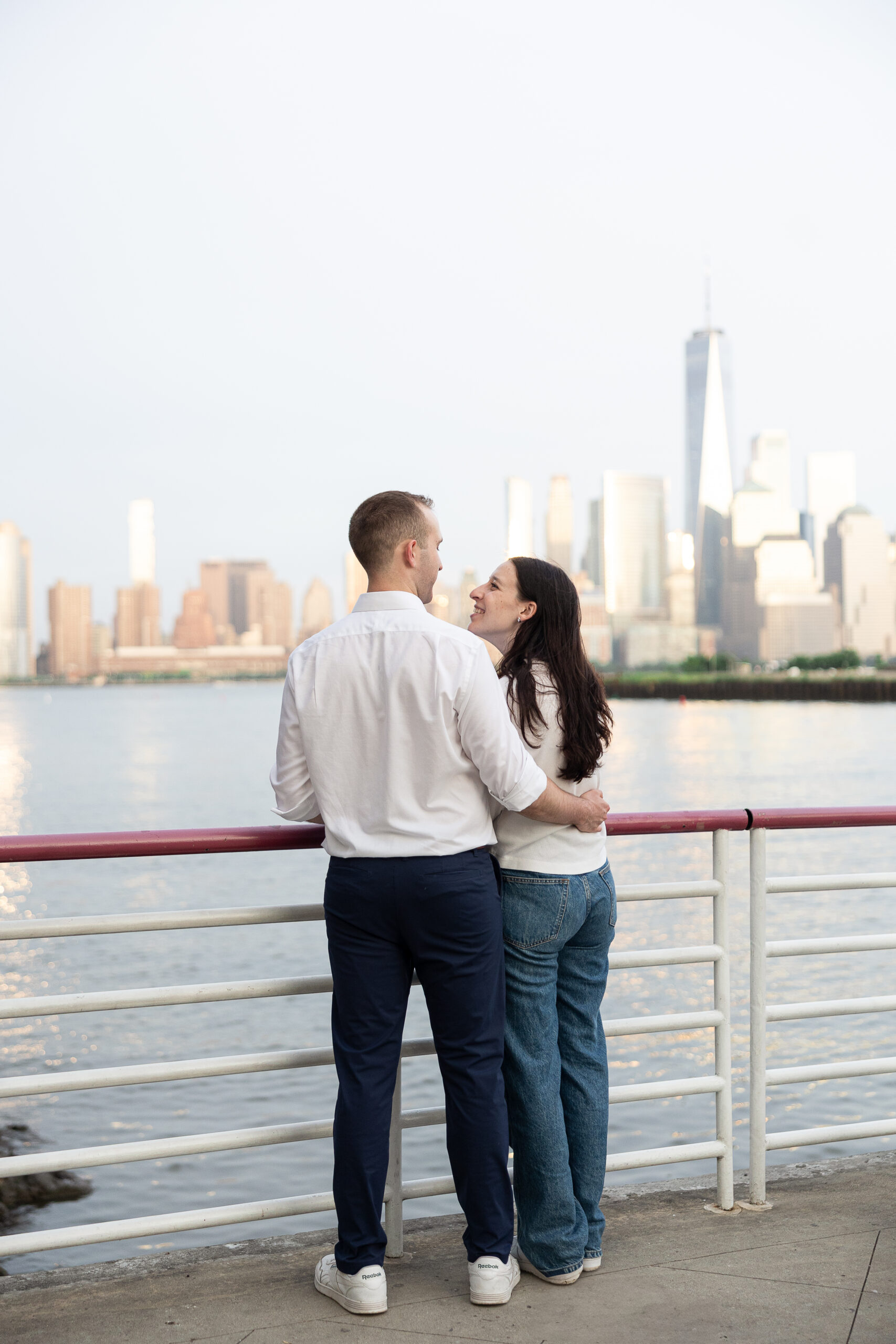 Hoboken Newport Engagement Session