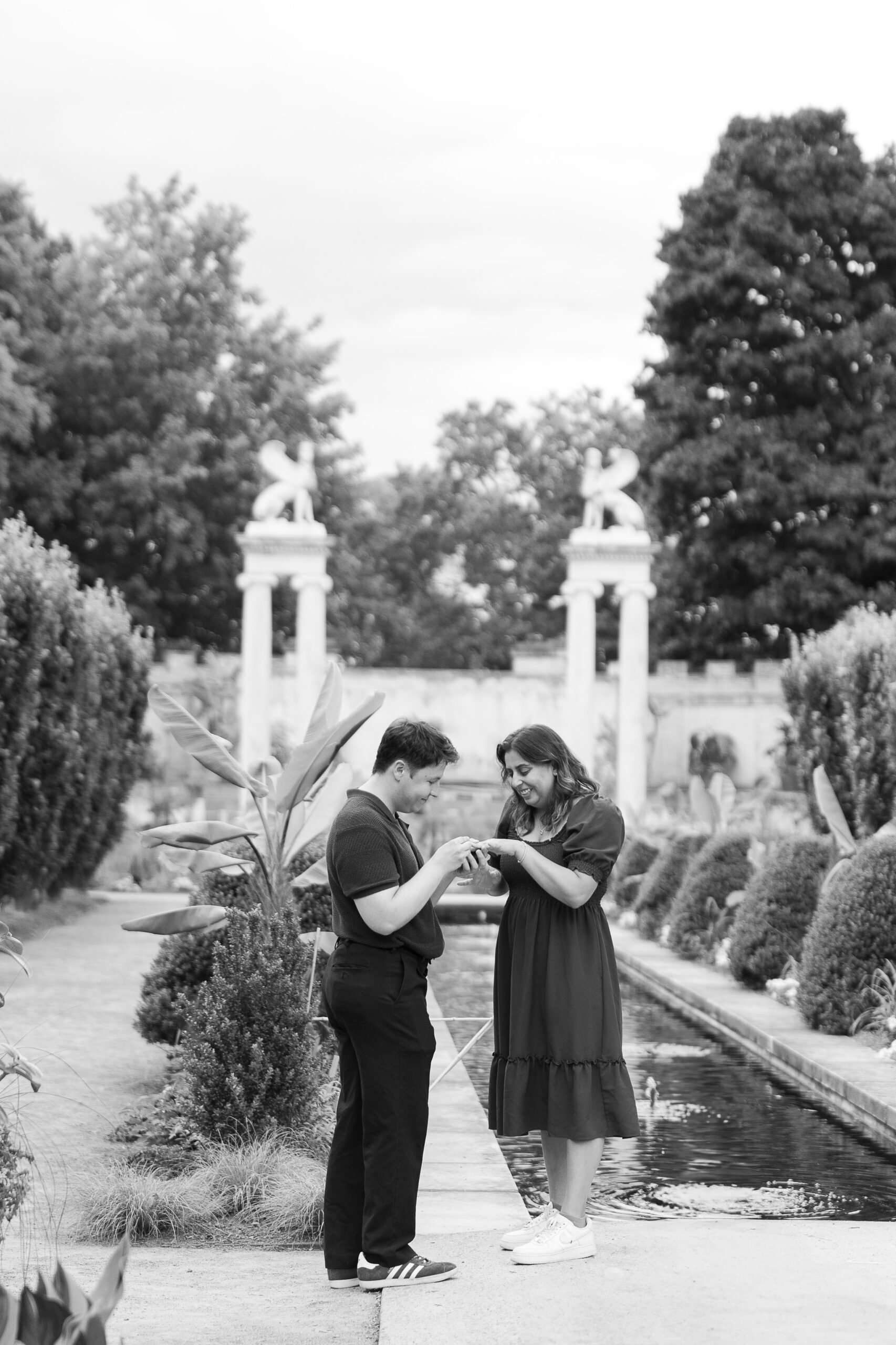 Surprise Proposal at Untermyer Gardens Conservancy