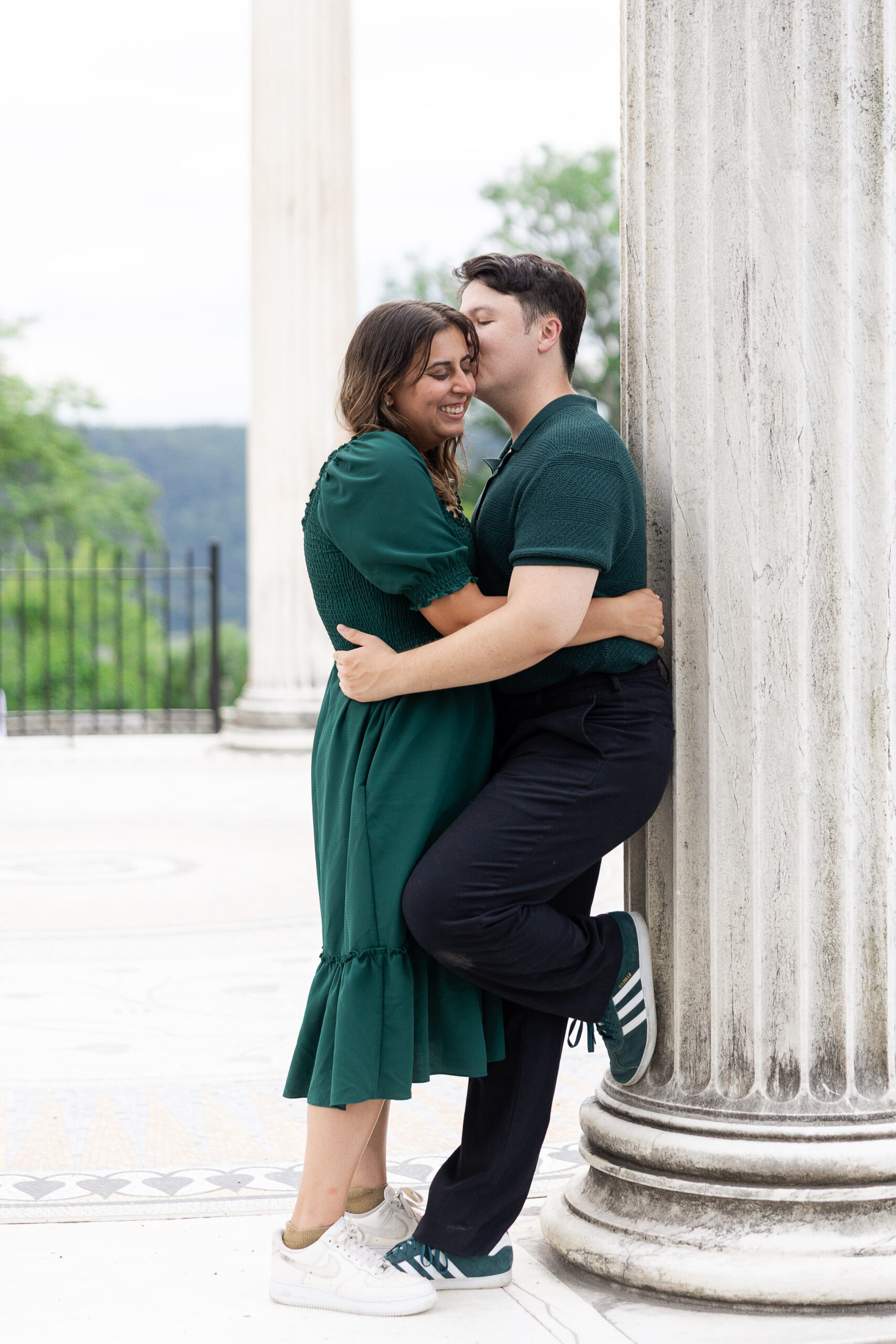 Just engaged portraits at Yonkers, NY