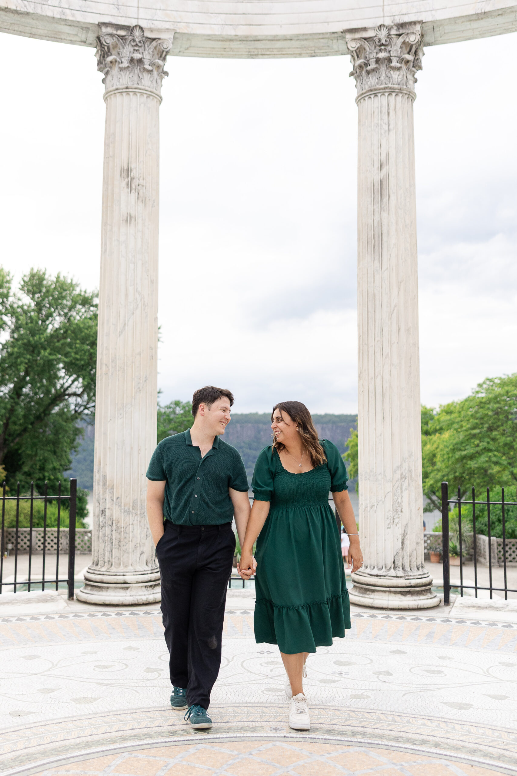 Just engaged portraits at Yonkers, NY