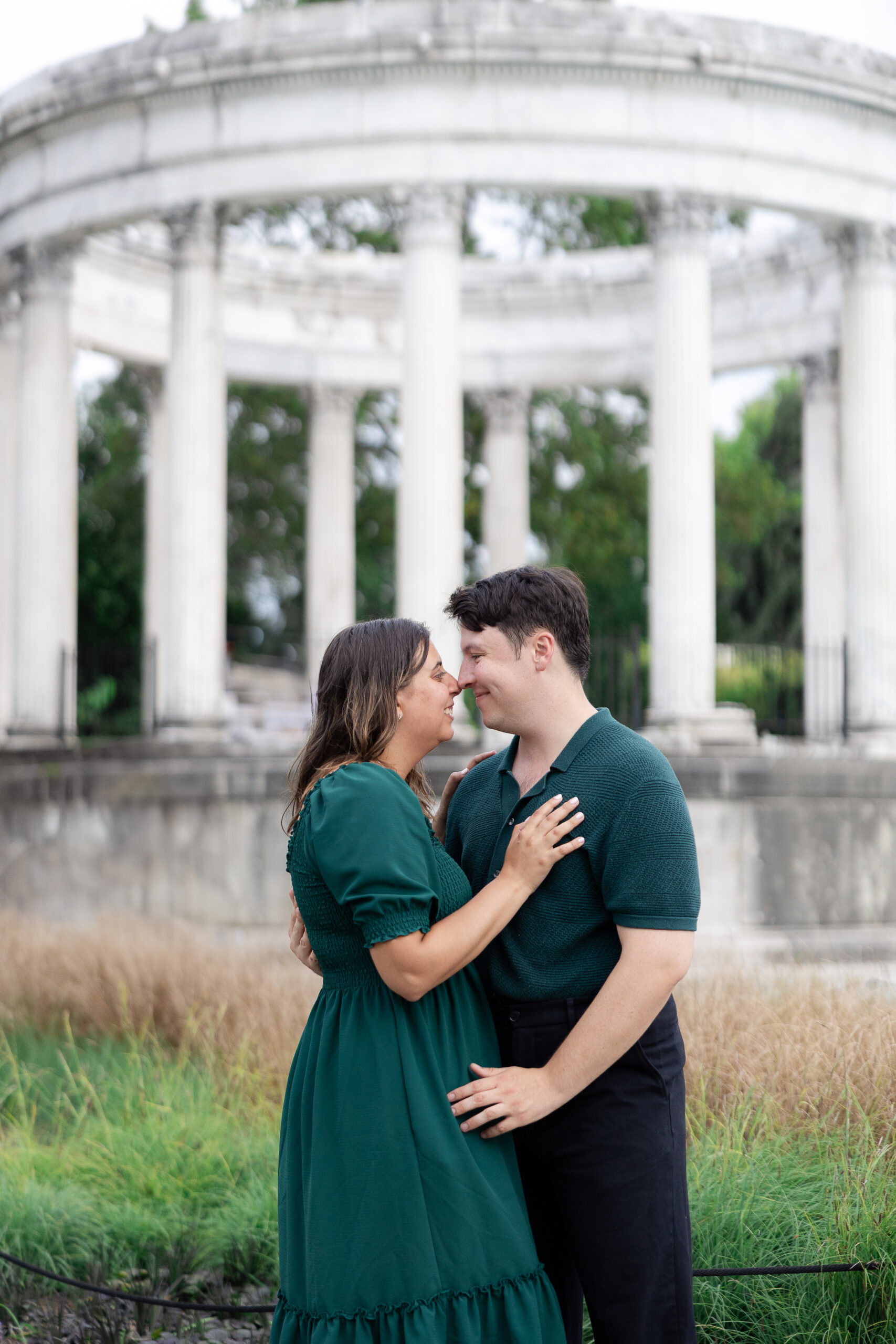 Just engaged portraits at Yonkers, NY