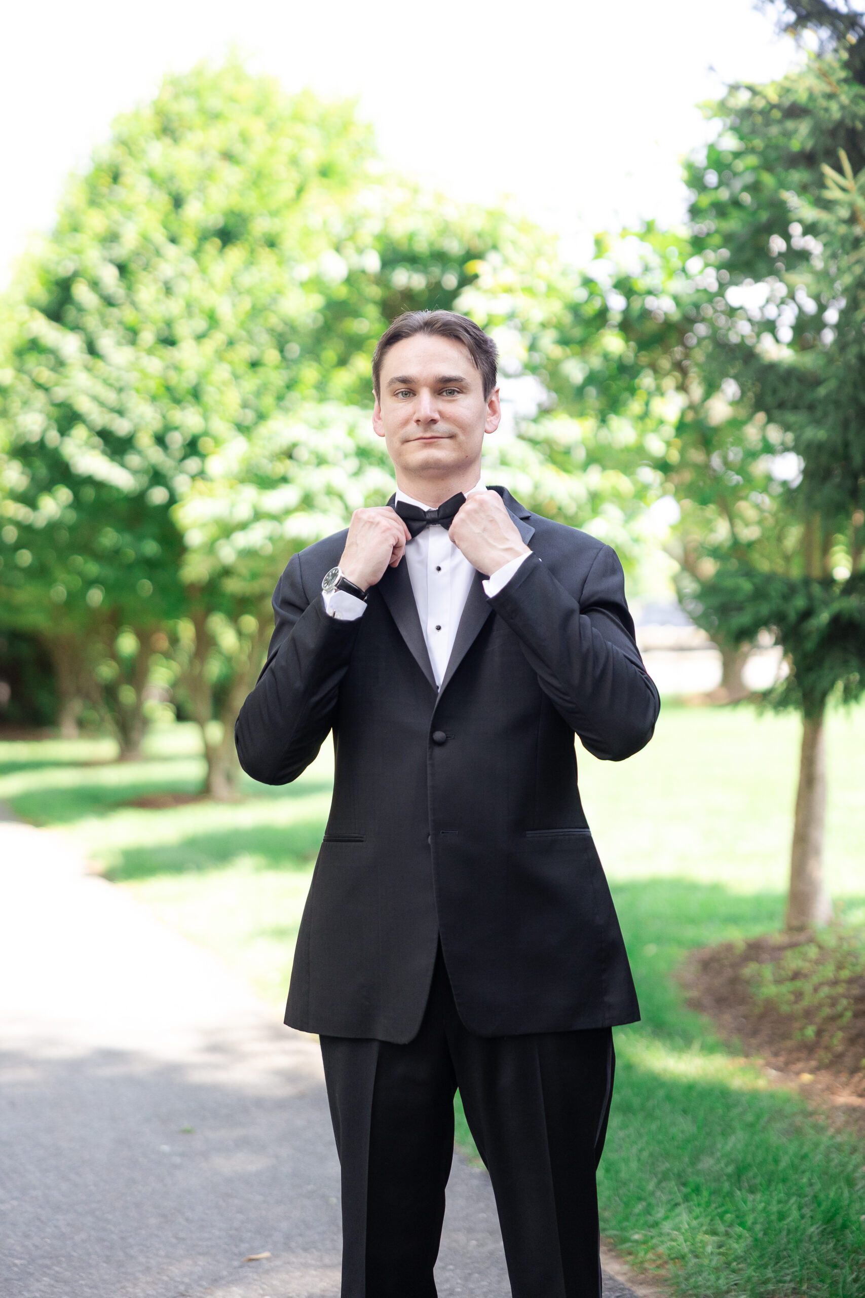 Groom Getting Ready at Lakehouse NJ