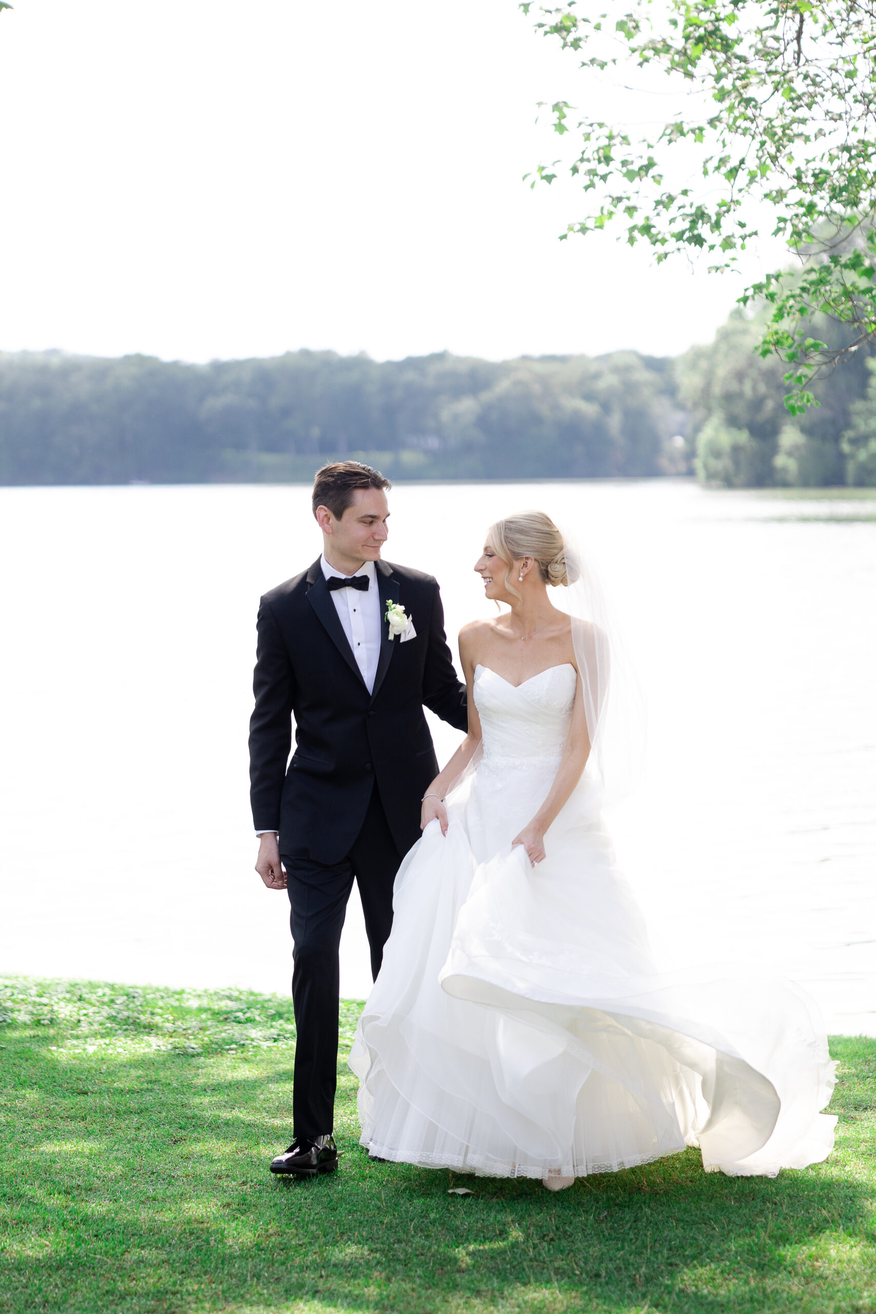 Wedding portraits at Indian trail club wedding venue