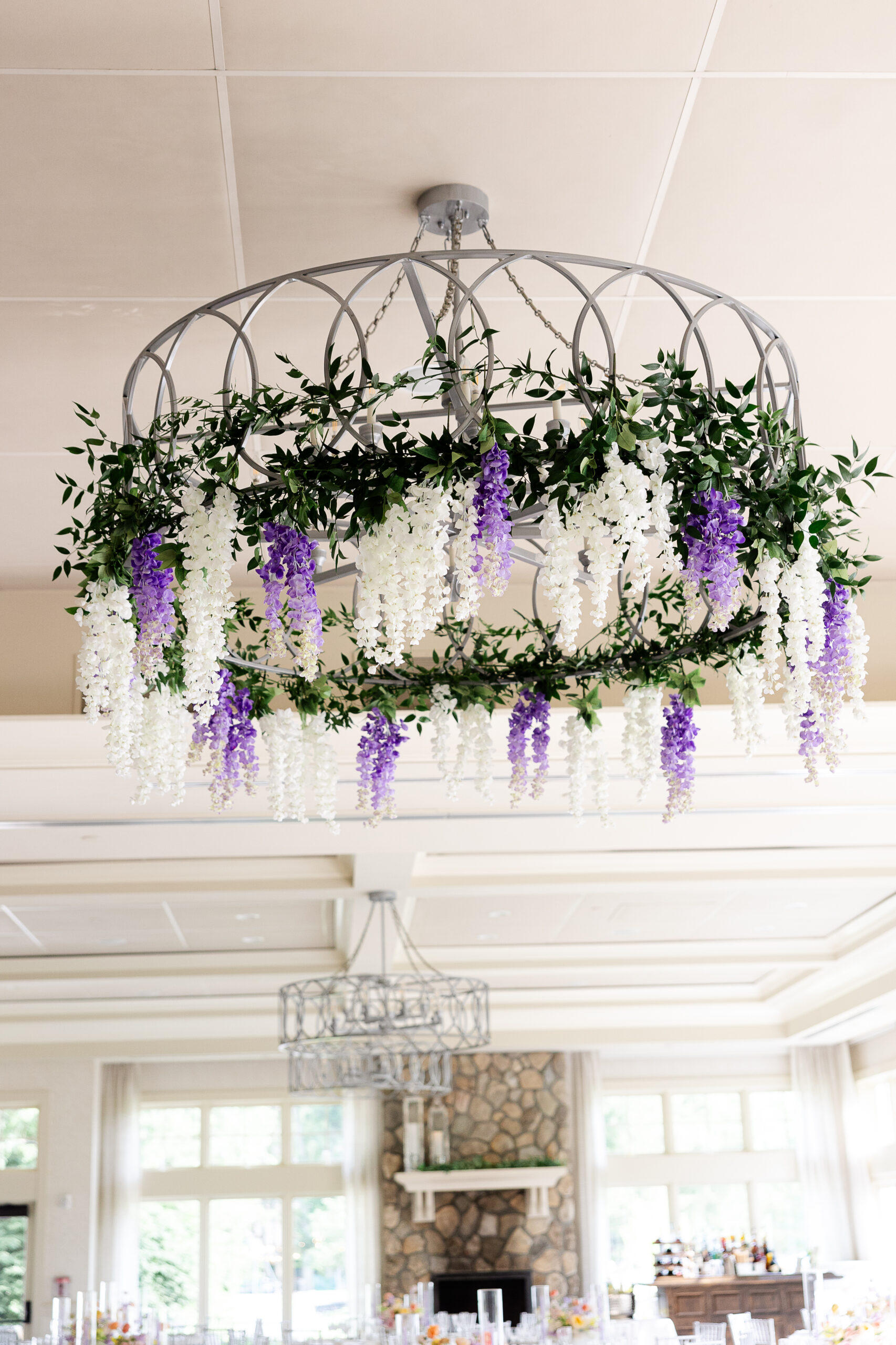 Indian Trail Club Wedding Decor in Reception