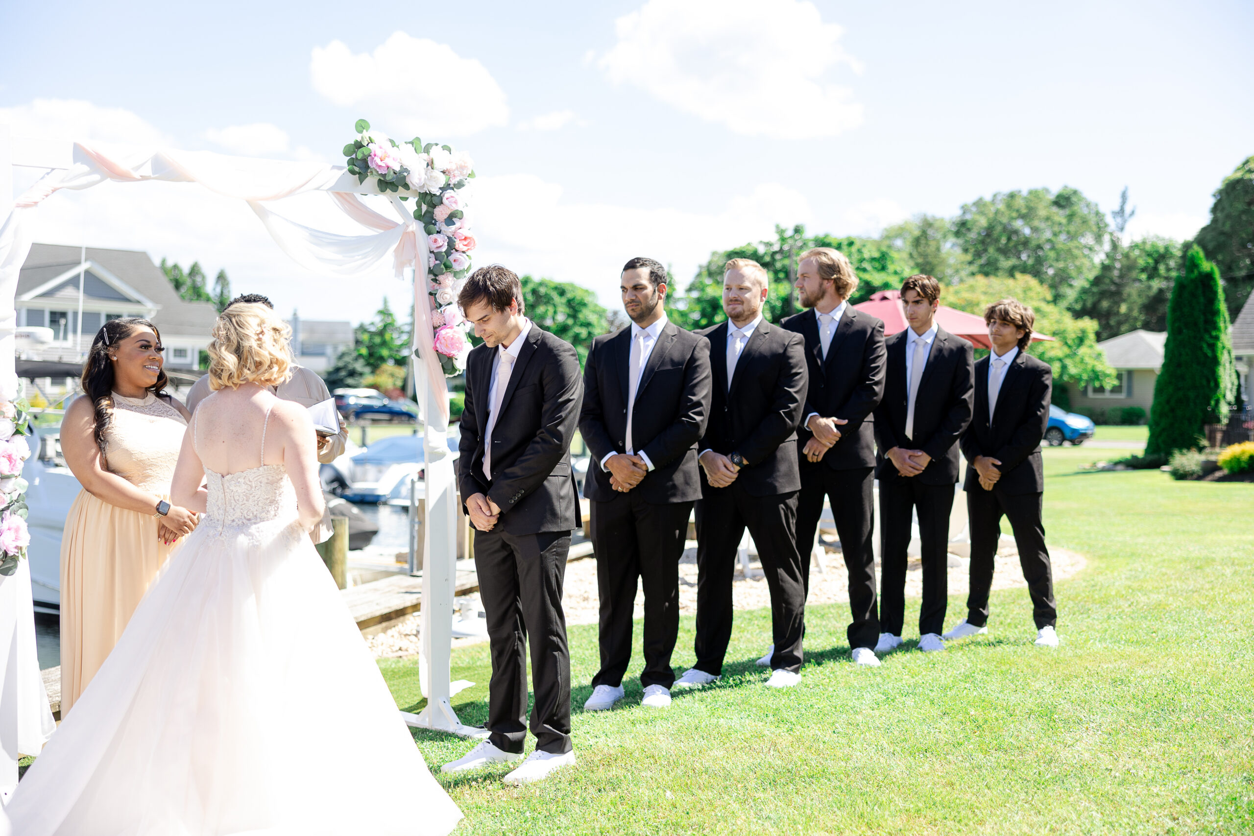 Wedding ceremony in Long Island 