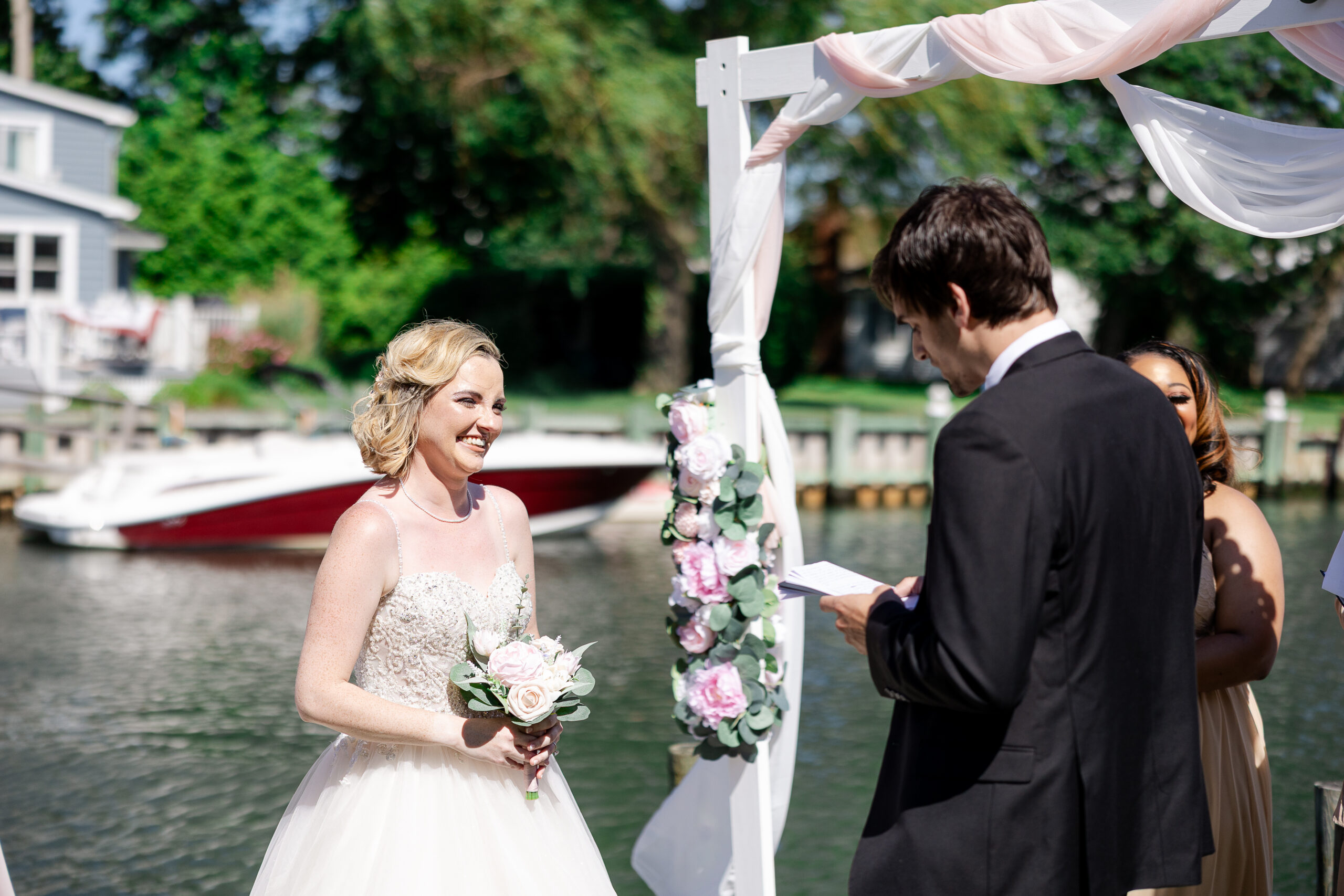 Wedding ceremony in Long Island 