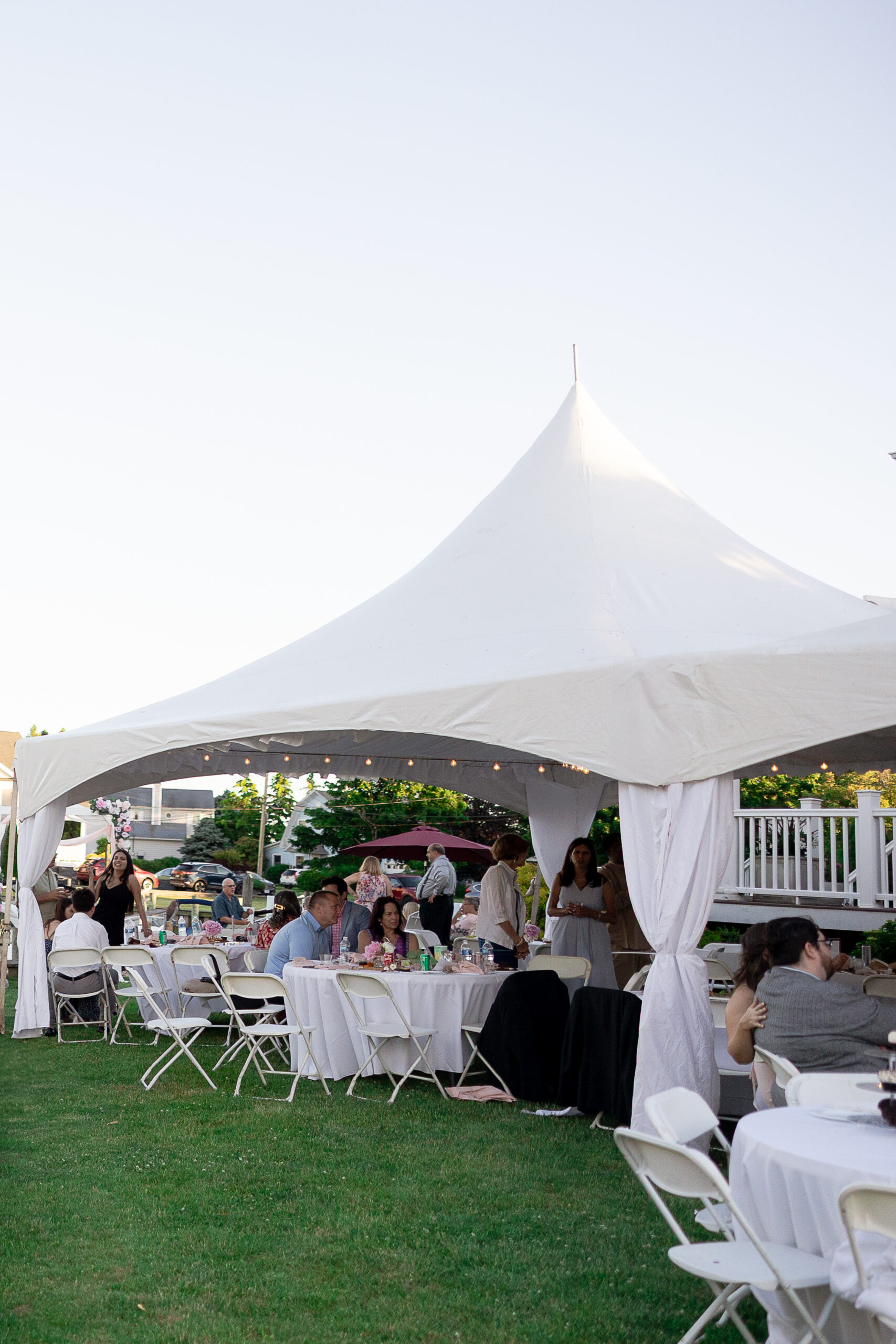 Outdoor tent wedding in Long Island