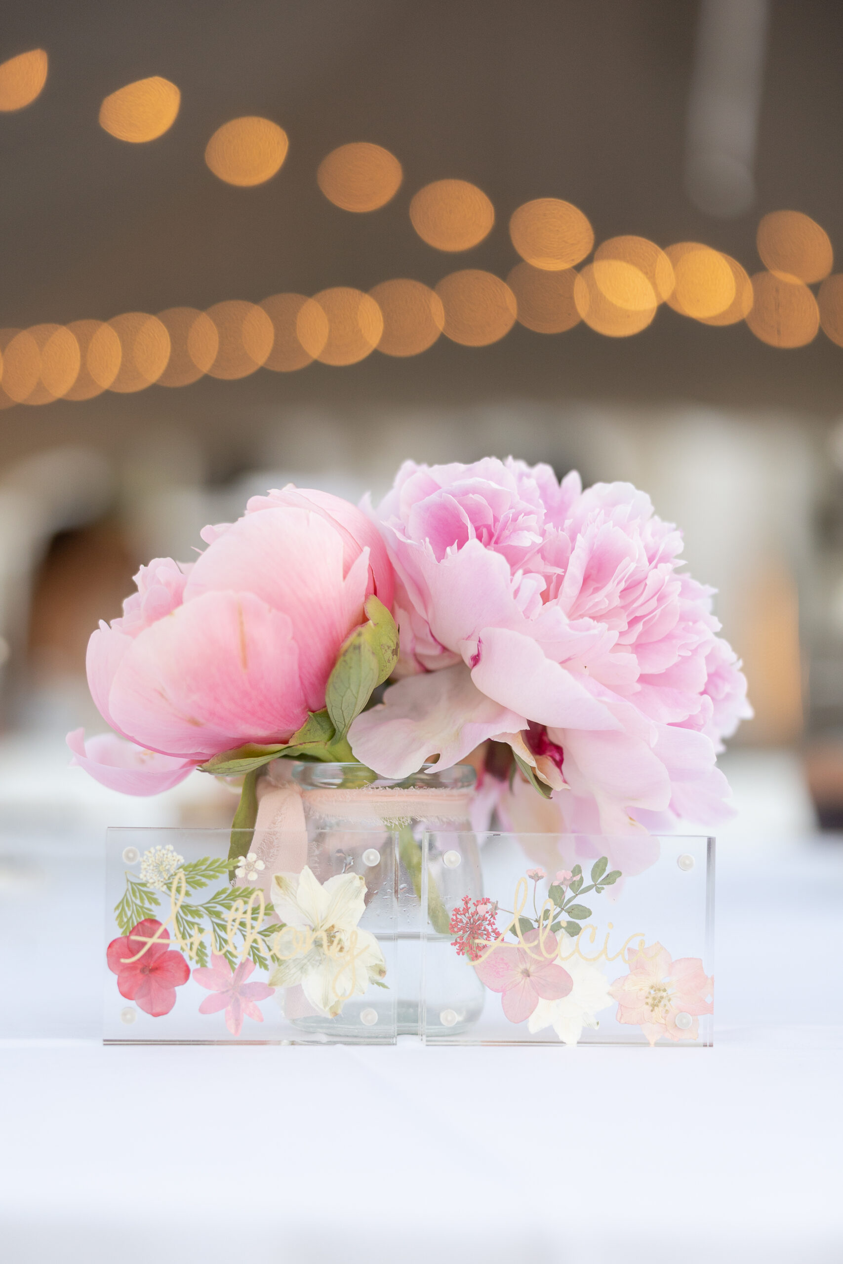 Outdoor tent wedding reception in Long Island
