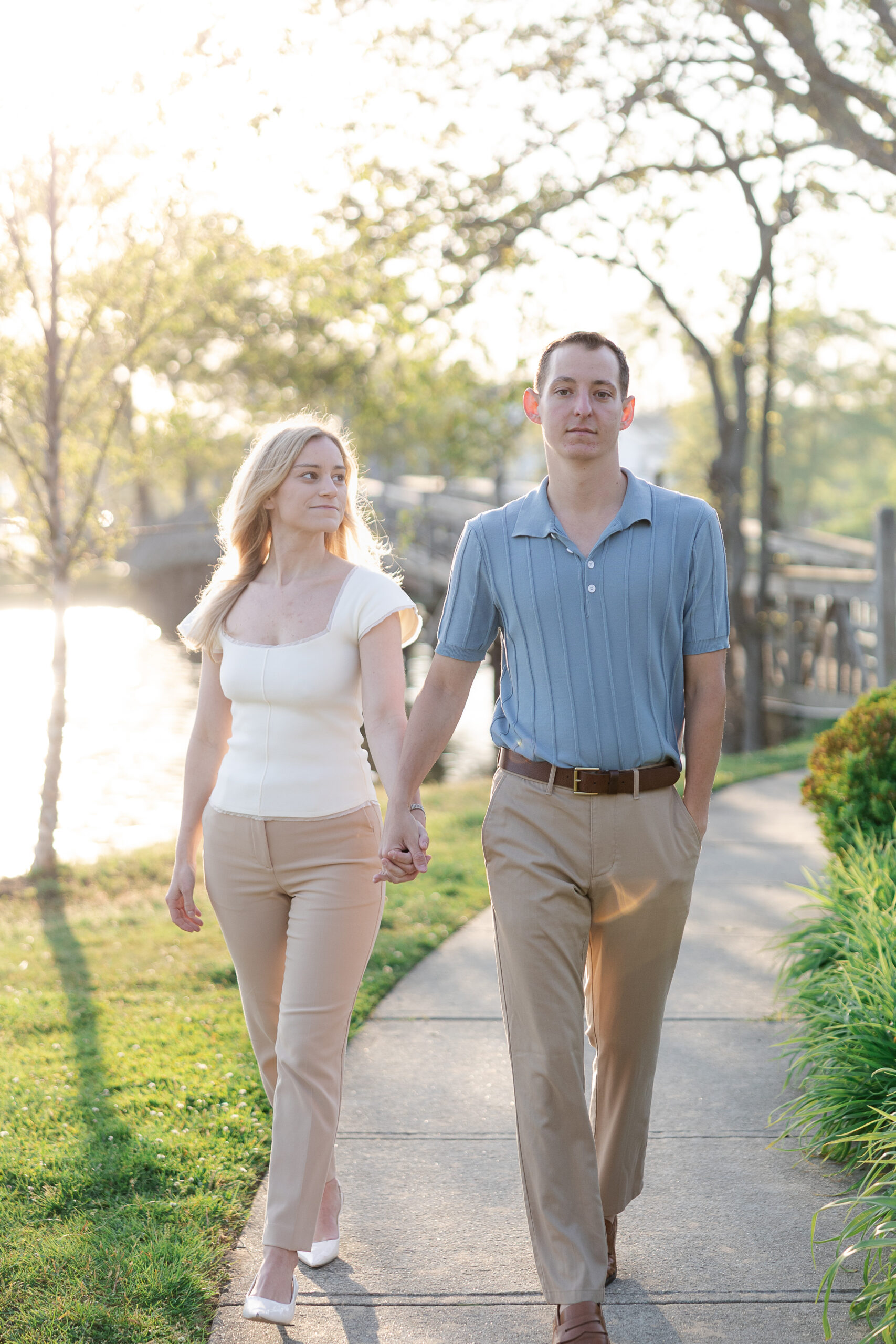Spring Lake Divine Park Engagement