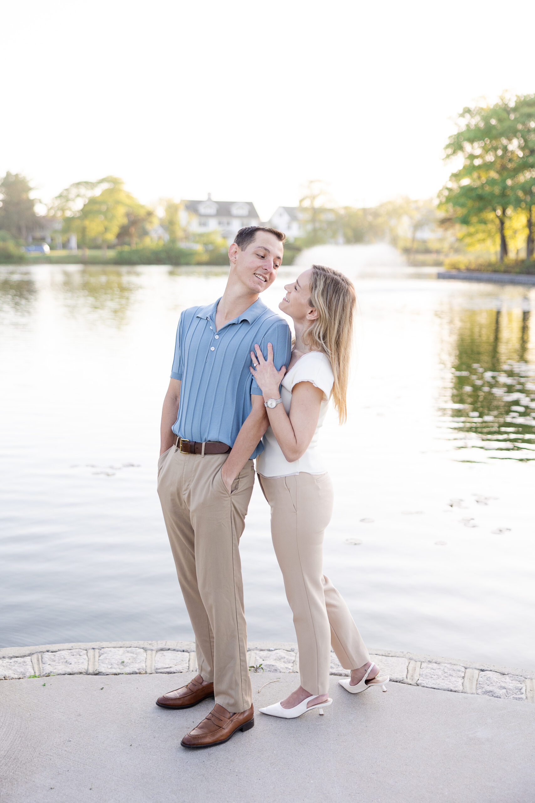 Spring Lake Divine Park Engagement