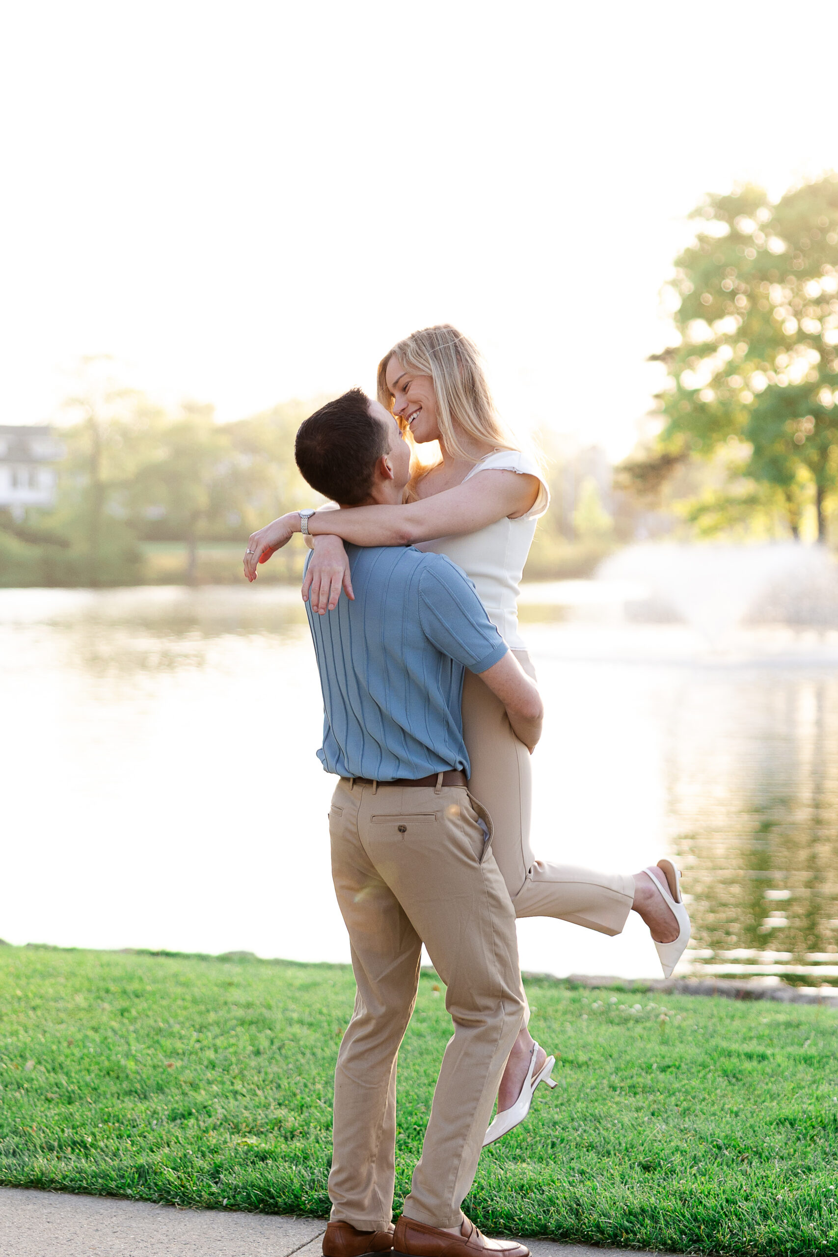 Spring Lake Divine Park Engagement