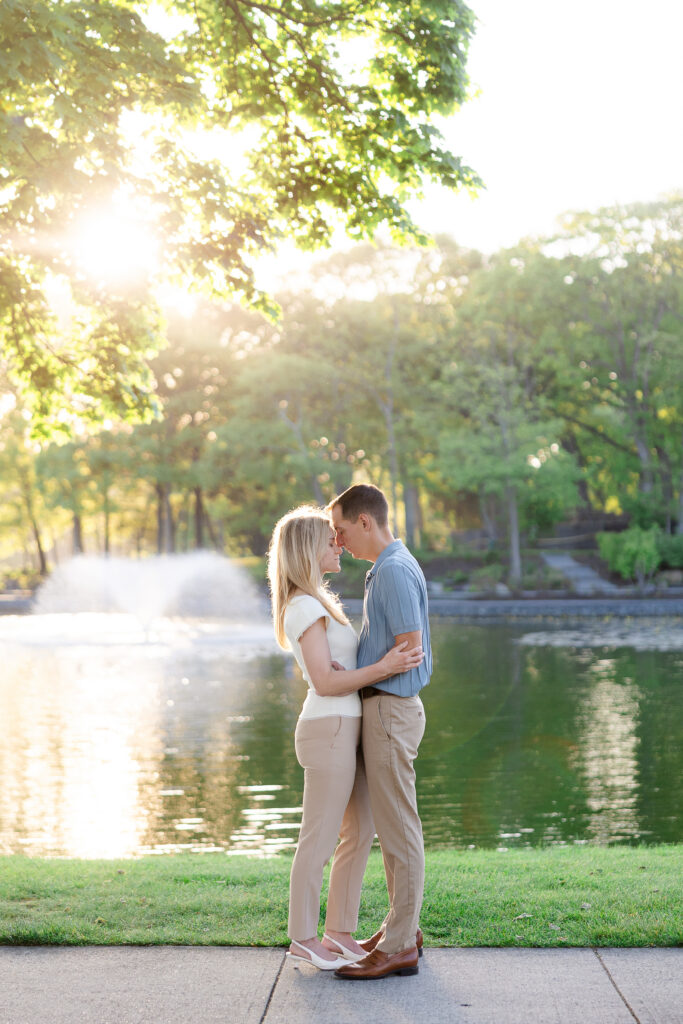 Spring Lake Divine Park Engagement