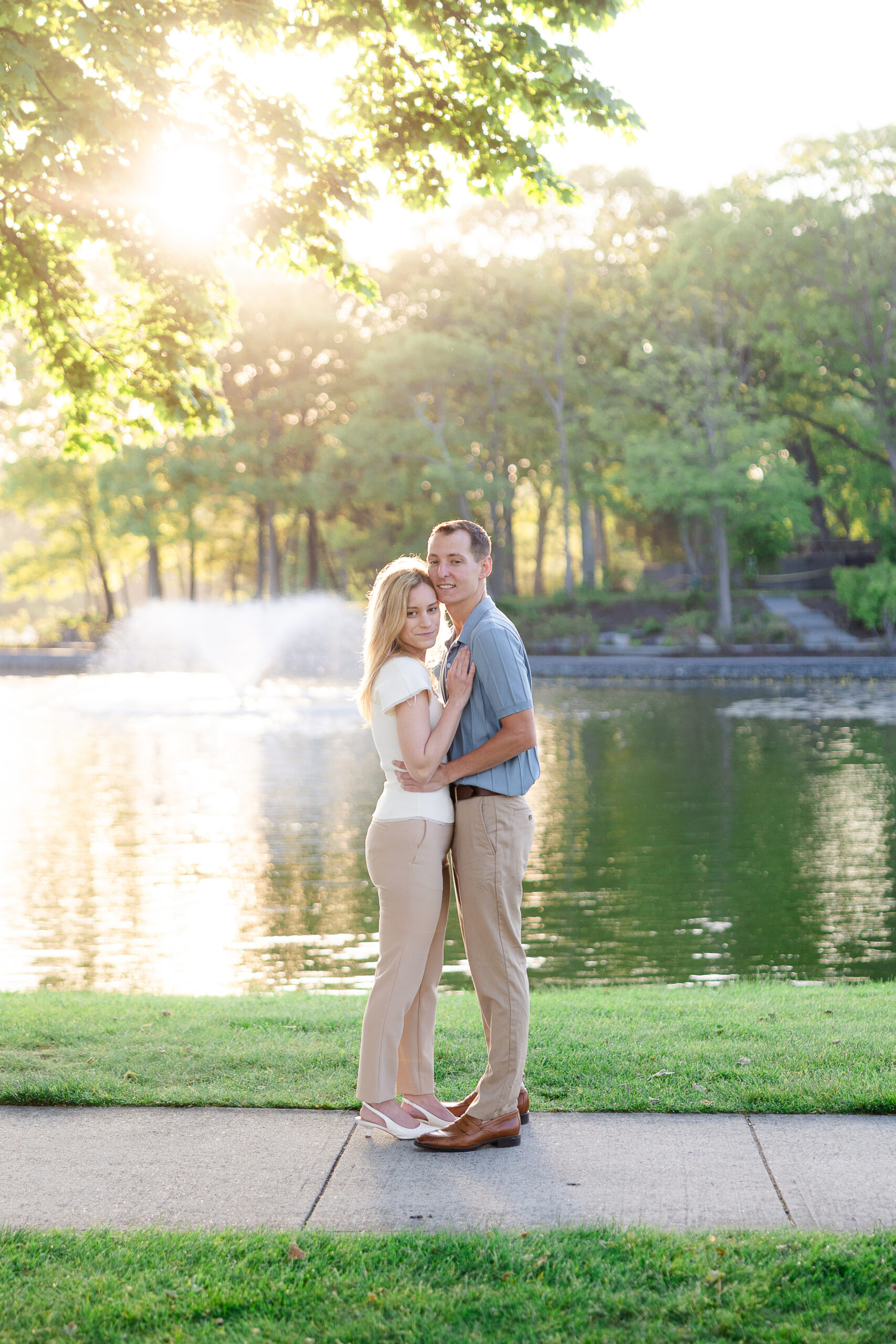 Spring Lake Divine Park Engagement Session