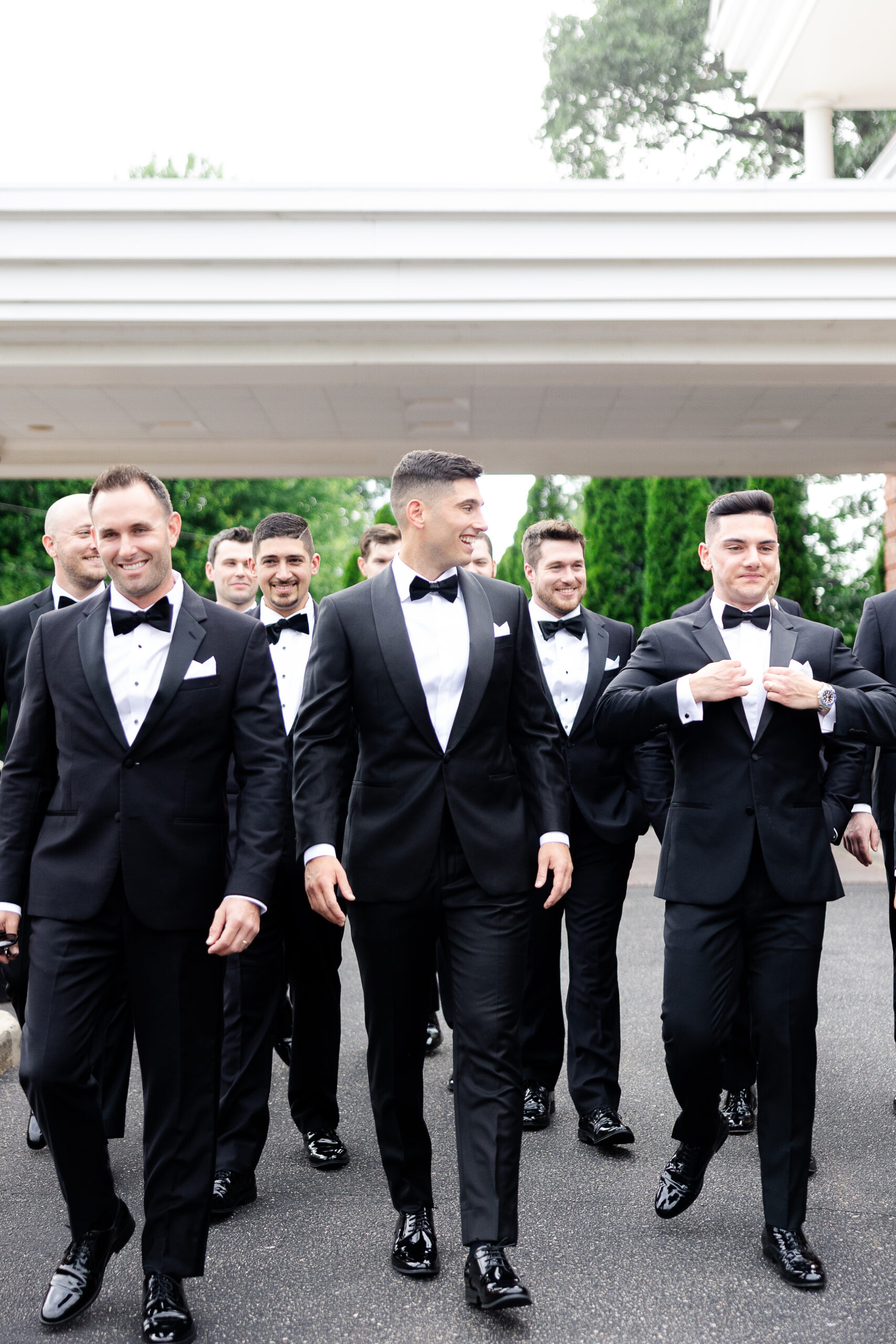 Groom with his best man at NY Country Club