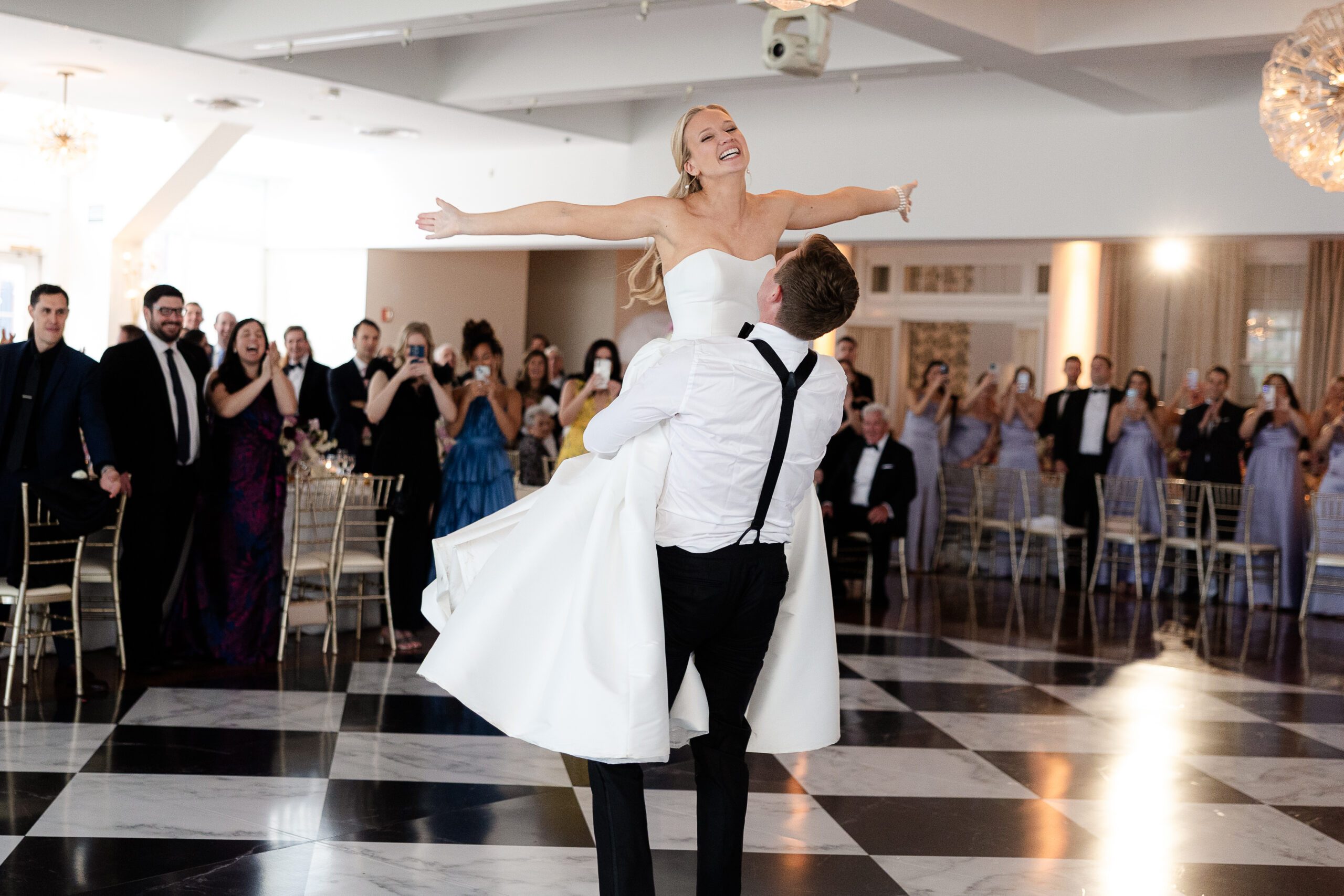 Heritage Club Wedding Portraits at Bethpage First Dance