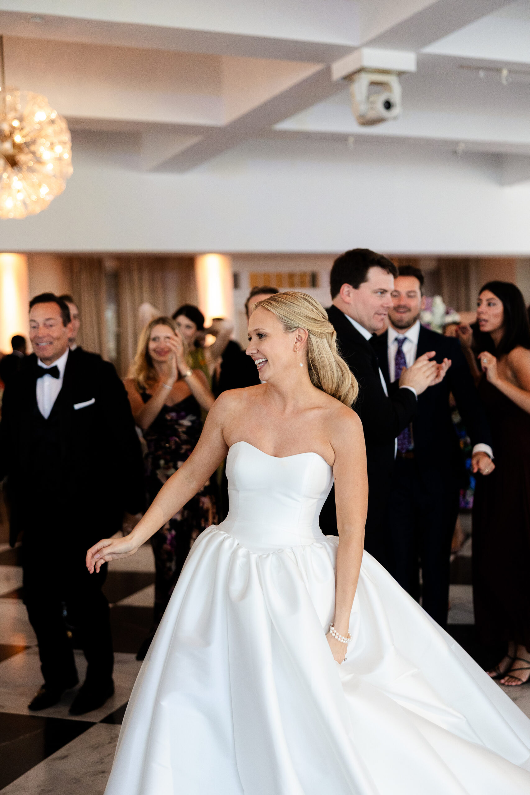 Bride and groom wedding first dance at Heritage Club wedding venue