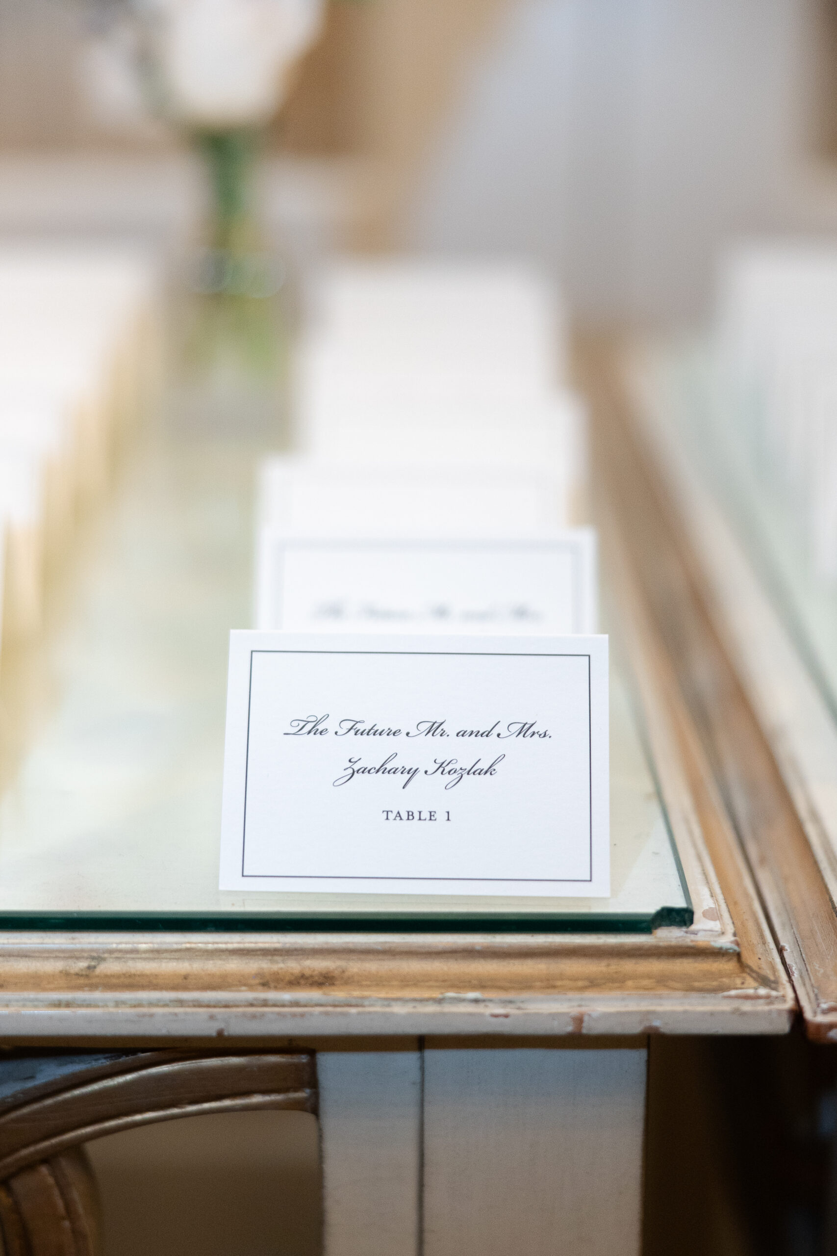 Reception details at Heritage Club at Bethpage