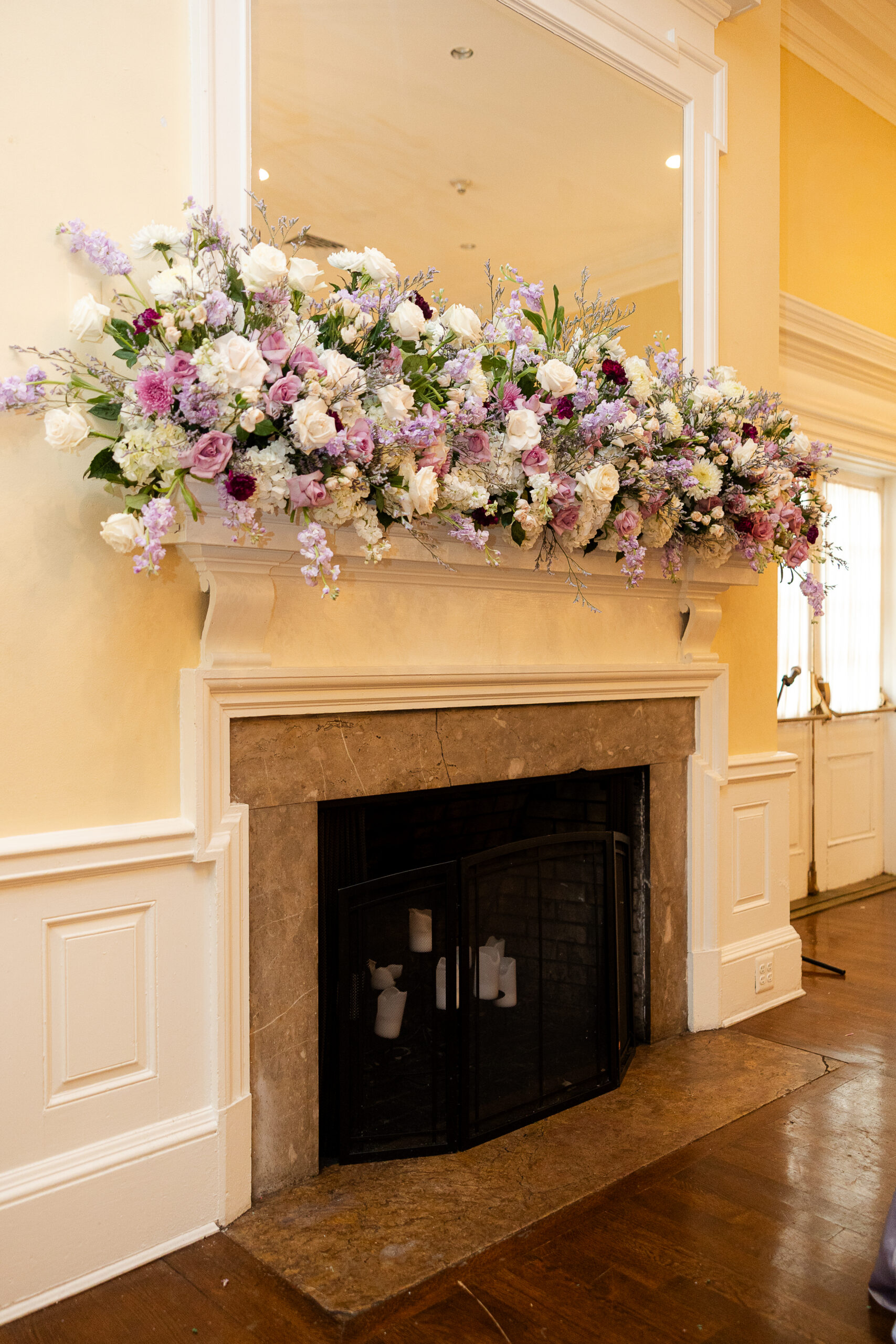 Wedding reception for indoor ceremony at Heritage Club